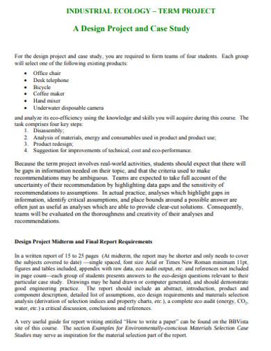 simple project management sample case study solved example pdf