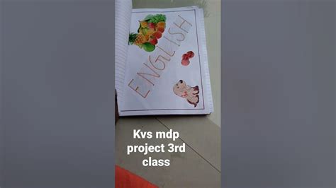 simple project work for 3rd class students