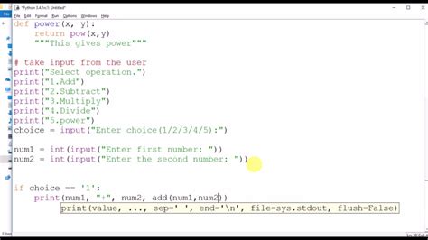 simple python code