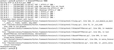 simple python http server code