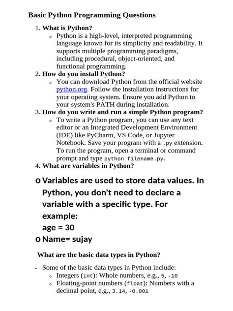 simple python programming questions for beginners