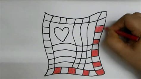 Simple Quilt Drawing