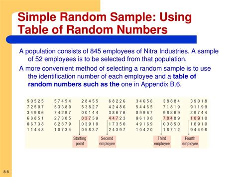 simple random number generator statistics