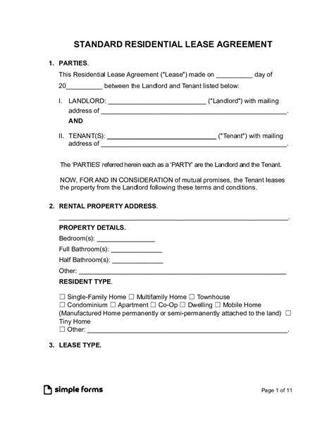 Printable Basic Rental Agreement Form Fill Out and Sign Printable PDF