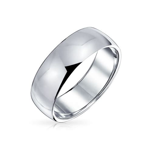 simple silver ring for men