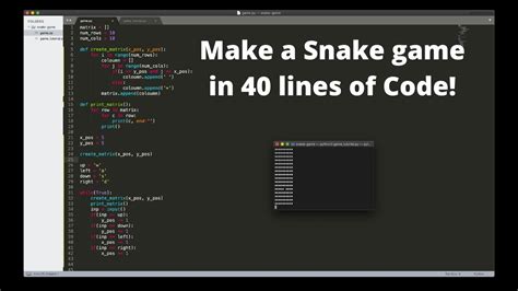 simple snake game code in python