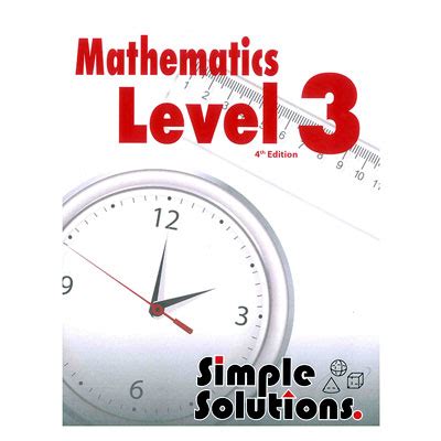 Simple Solutions Mathematics Level 3 Printable