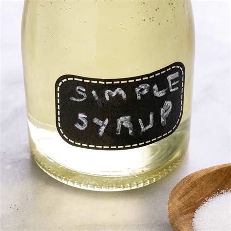 Simple Syrup Is Yellow