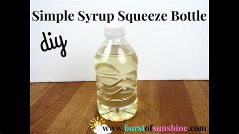 Simple Syrup Squeeze Bottle
