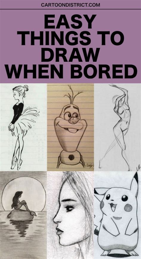 simple things to draw when bored in class