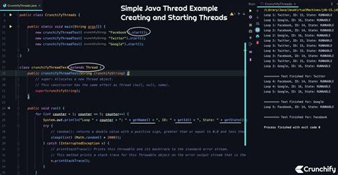 simple thread program in java
