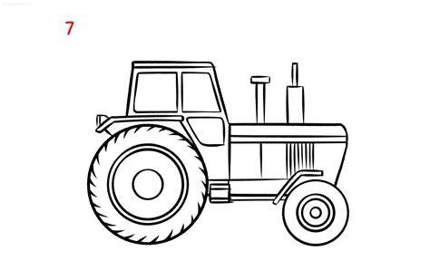 Newest For Simple Tractor Drawing Easy Armelle Jewellery