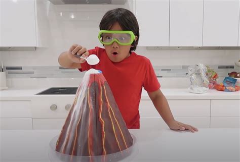 simple volcano experiment for kids