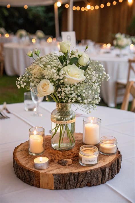 Simple Wedding Table Bouquets