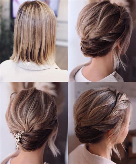 The Simple Wedding Updos For Short Hair For New Style