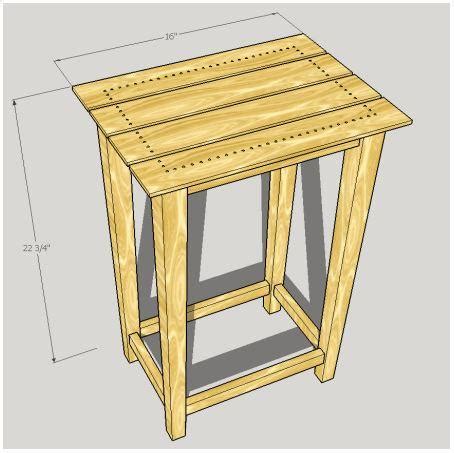Simple Wooden Side Table Plans