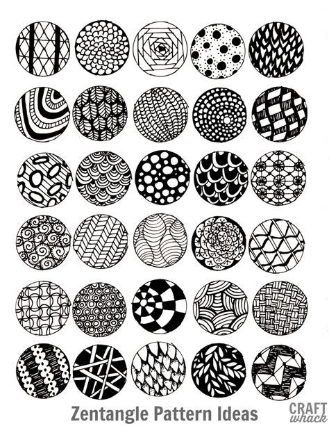Simple Zentangle Ideas