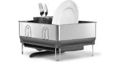 simplehuman Compact Dish Drainer, Grey at John Lewis & Partners