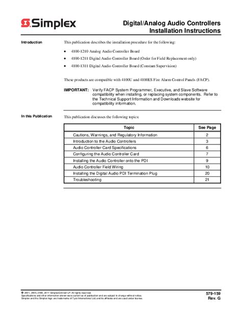 Simplex Analog Audio Controller