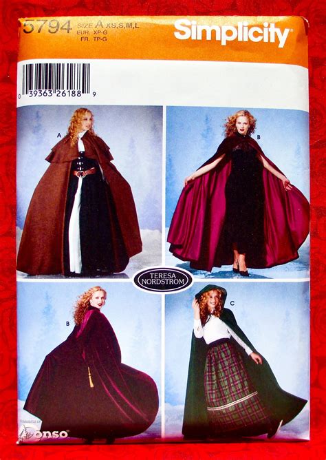 Simplicity Simplicity Pattern 8263 Misses' Capes and Capelets
