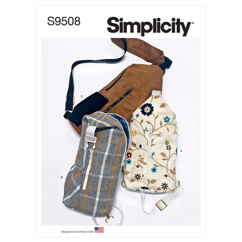 Simplicity Patterns For Sling Bags