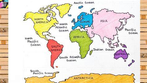 略地図の大陸配置ステップ