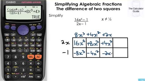 simplifying fractions with calculator