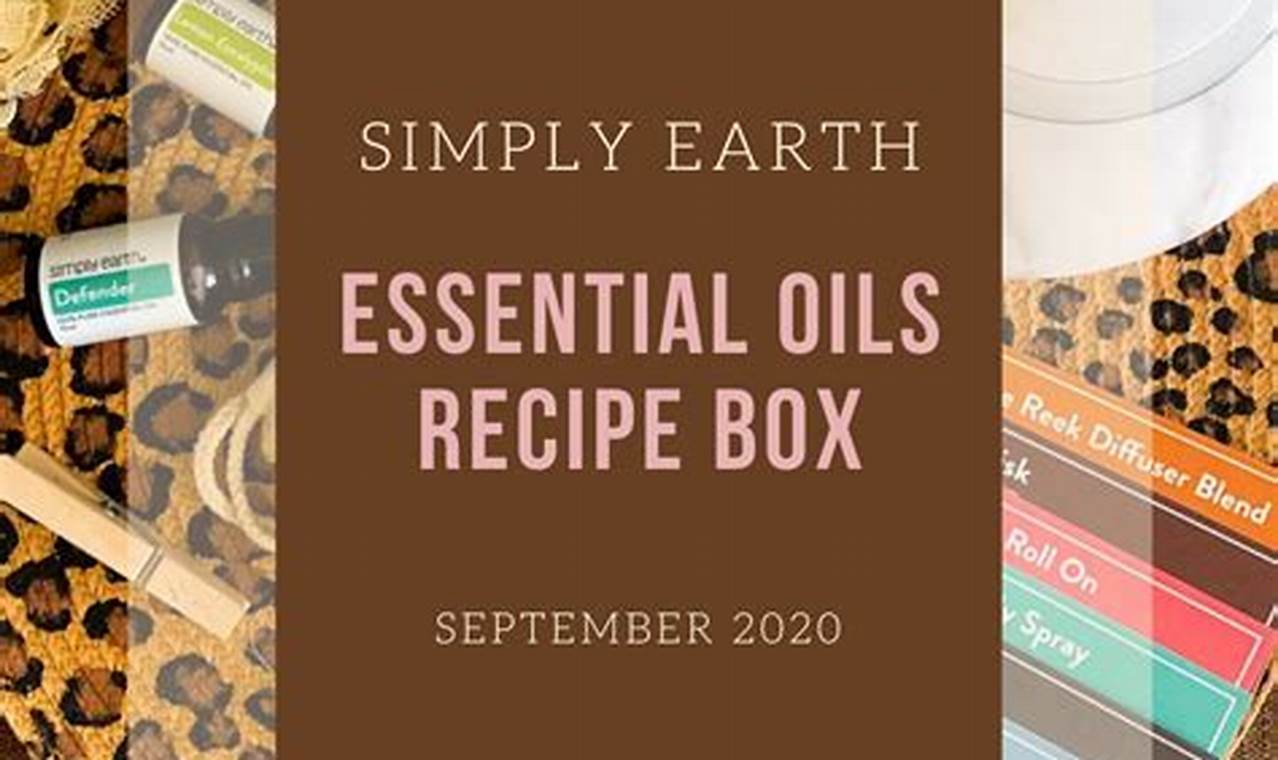 simply earth recipe box