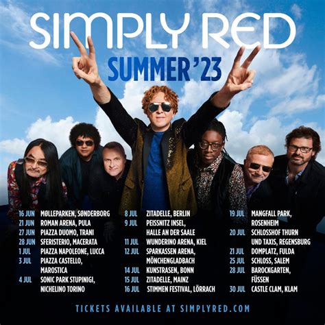 simply red tour 2023 deutschland