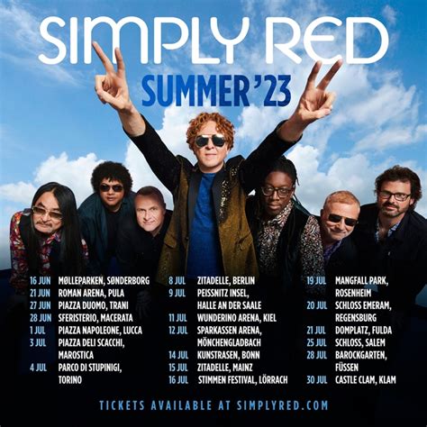 simply red tour 2024 deutschland