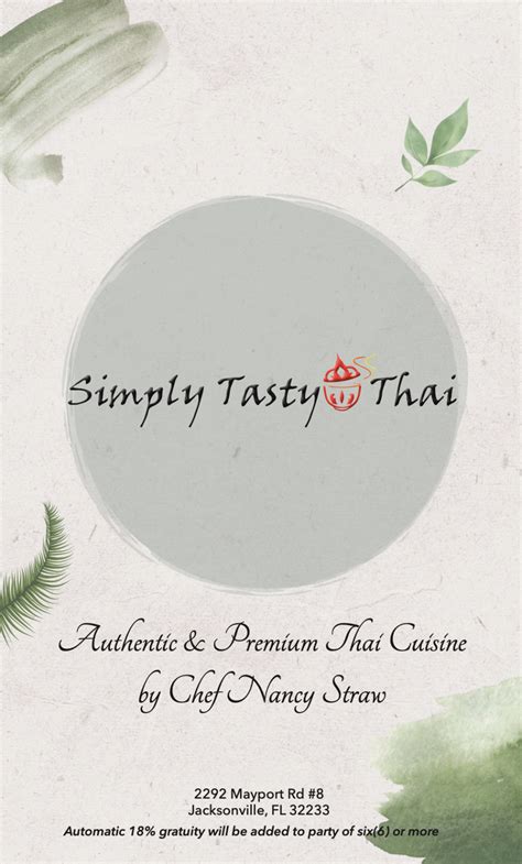 Discover the Secret of Simply Tasty Thai Cuisine: A Flavorful Journey Awaits
