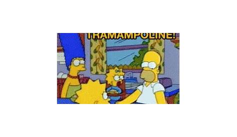 Simpsons Trampoline Gif On Tumblr