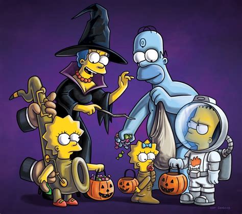 simpsons halloween comic