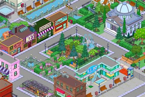 simpsons tapped out town layout ideas