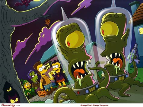 simpsons treehouse of horror wallpaper pc