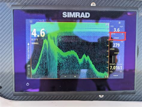 Simrad Not Showing Depth On Chart