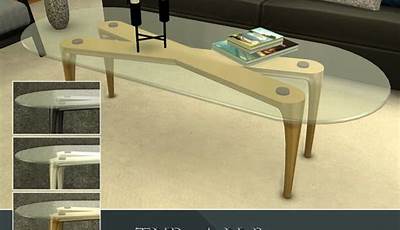 Sims 4 Cc Furniture Coffee Tables