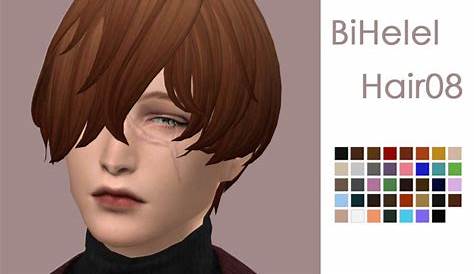 Amao Odayaka Male Anime Style Hair for The Sims 4
