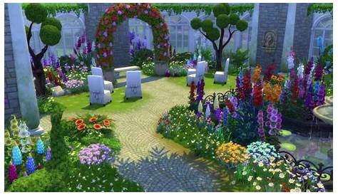 Les Sims 4 Kit d'Objets Jardin Romantique Télécharger Jeu