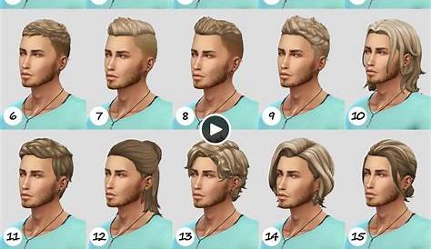 Sims 4 Male Cc Hair CC's The Best For Men By Alesso