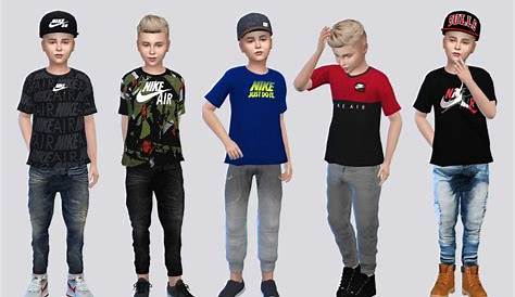 Sims 4 Male Child Clothes Hoodie For Boys Found In TSR Category '