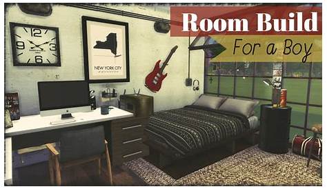 Sims 4 Teen Boy Bedroom Set MODELSIMS • The TEEN BOY Newport