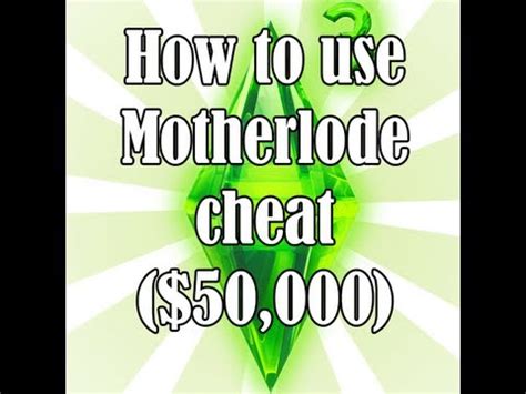 Sims 3 Ps3 Motherlode Cheat Code