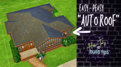 Sims 4 Auto Roof Mod