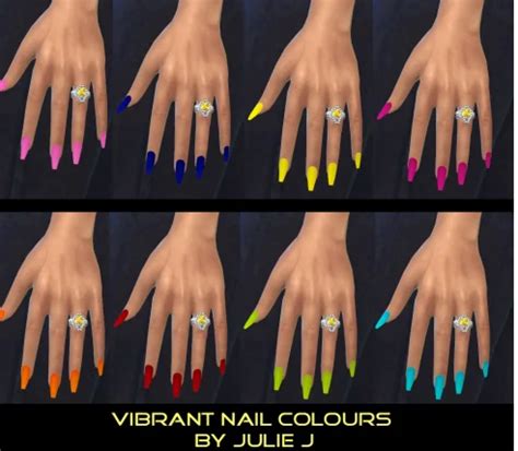 sims 4 cc nails fingernail category