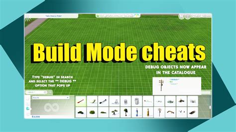Sims 4 Cheat Code Build Mode