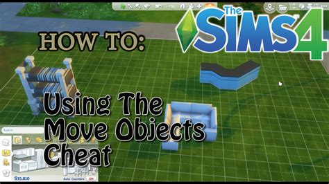 Sims 4 Cheat To Move Things Anywhere