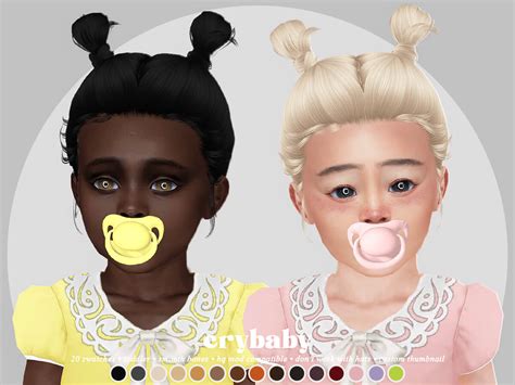 thecrybabystore Crybaby Toddler Hair ( Maxis... Emily CC Finds