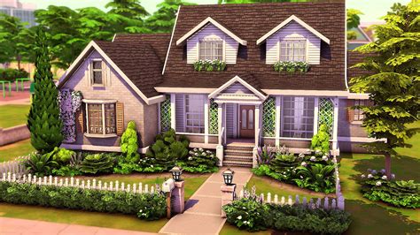 sims 4 family of 3 house