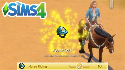 sims 4 horse riding skill cheat
